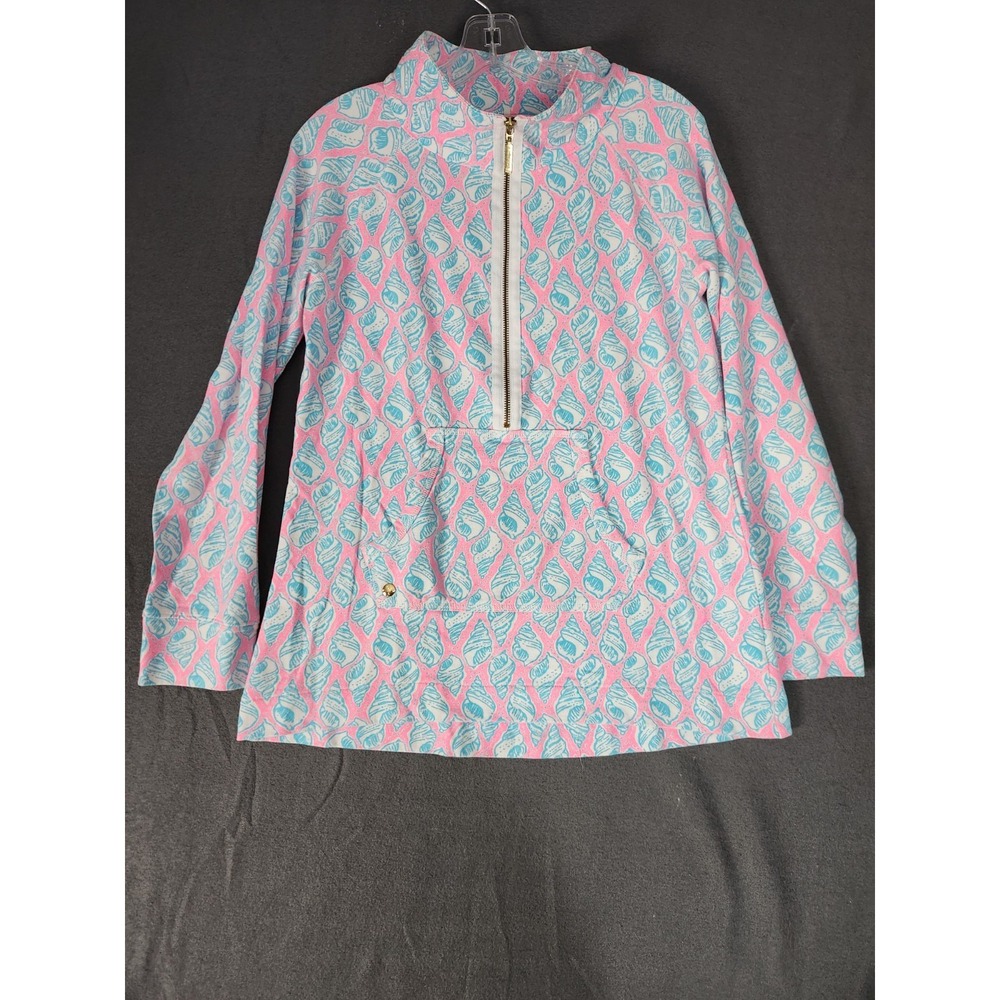 Lilly Pulitzer Skipper Popover Cosmo Pink A Little Tipsy Shell Rare Holy Grail M